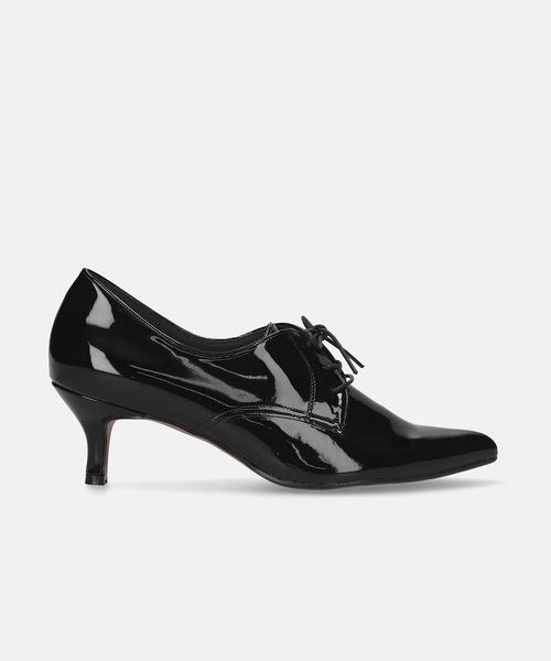 美品　マナ　MANA (37) ヒールパンプス　レースアップ　ポインテッドトゥ 美品 マナ MANA (37) ヒールパンプス レースアップ ポインテッド