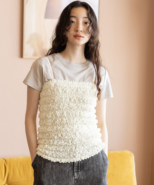 niko and…（ニコアンド） ベスト ジレ クシュポコ2WAYビスチェ