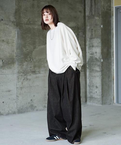 パンツ BENI AMBIDEX Store 【予約販売】○強撚コットン近江晒 ハイウエスト