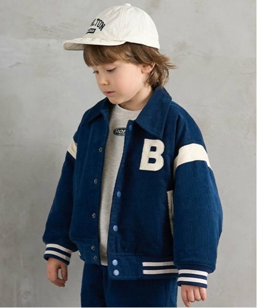 b・ROOM ブルゾン アウター コーデュロイスタジャン キッズ 子供服 