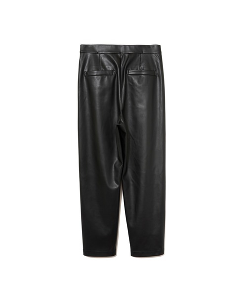 UPPER HIGHTS ブラック フェイクレザーパンツ サイズ0 UPPER HIGHTS ブラック フェイクレザーパンツ サイズ0