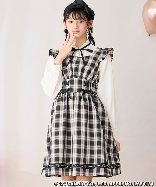 sanrio ワンピース 「Amoriregirl×kuromiコラボ」クロミレース