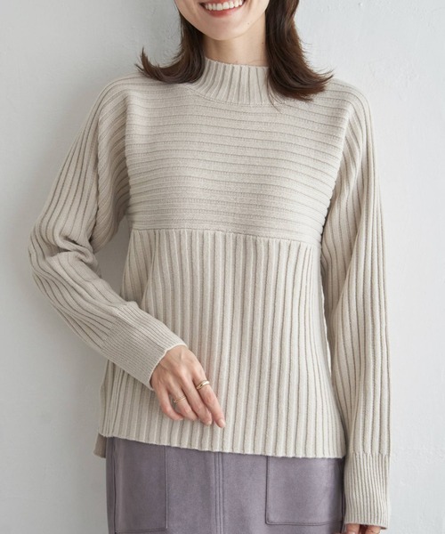 ちゃやか ZUCCa（ズッカ） ニット セーター シアーボーダー / ニット / (O