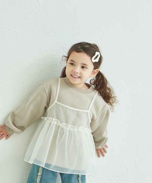 pairmanon（ペアマノン） トレーナー 裏起毛 ビスチェ付き 2点セット