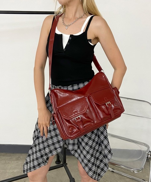 non-hedge ショルダーバッグ バッグ フラップポケットショルダー