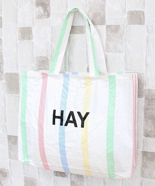 HAY（ヘイ） トートバッグ キャンディストライプショッパー トート