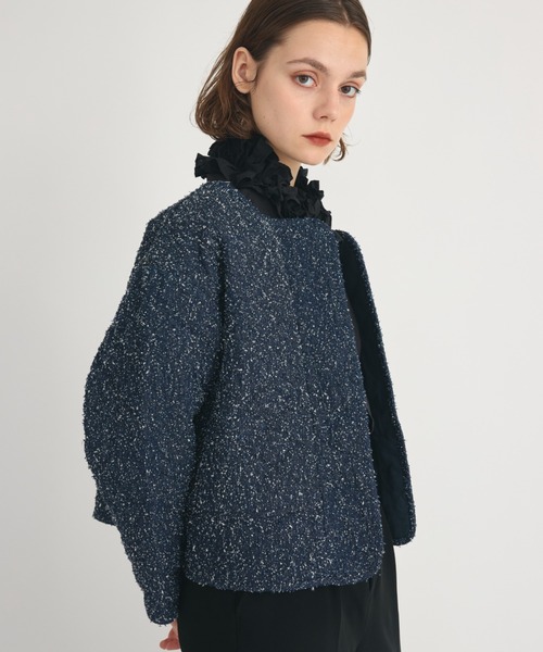 crinkle crinkle crinkle】pattern quilt blouson/パターンキルト