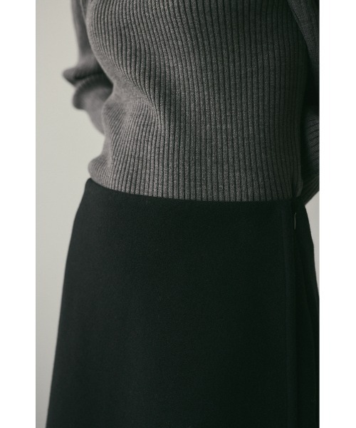 stylemixer スタイルミキサー ベロアミニスカートパンツ ブラック 黒M