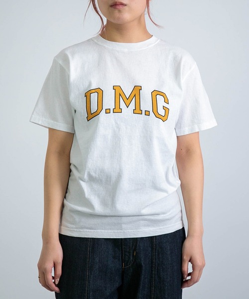 tシャツ 「D.M.G / ディーエムジー」 US天竺 SSプリントTee 「DMG」 レディース
