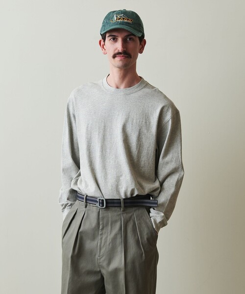 【新season】GIORGIOARMANクルーネック ロングスリーブTシャツ STEVEN ALAN tシャツ 「Steven Alan」 C/R 88/12 クルーネック