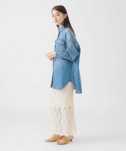 ブラウス シャツ Healthy denim Almond レディース Healthy denim ブラウス シャツ DENIM / Almond レディース