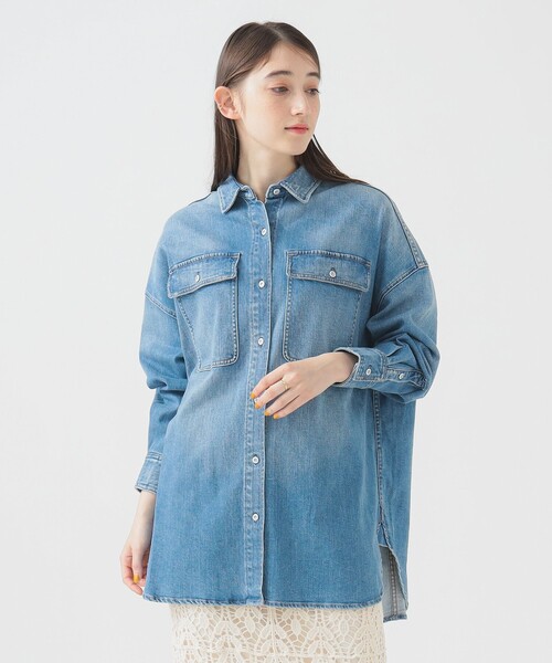 Healthy DENIM◆長袖シャツ/1/コットン/インディゴ/68620PA Healthy denim（袖タイプ：長袖）のおすすめ人気商品一覧 通販