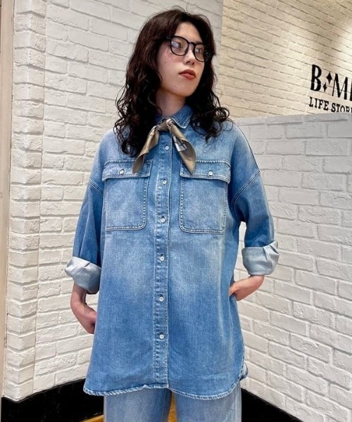 ブラウス シャツ Healthy DENIM / Almond レディース