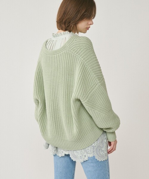 GRACE CONTINENTAL（グレースコンチネンタル） ニット セーター 畦