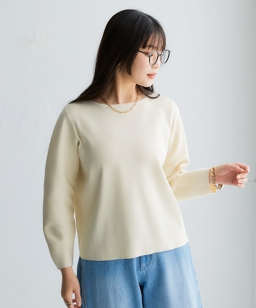 ニットセーター　トップス　インポート ニッセン（nissen） ニット セーター ふっくらかるいフォルムニット