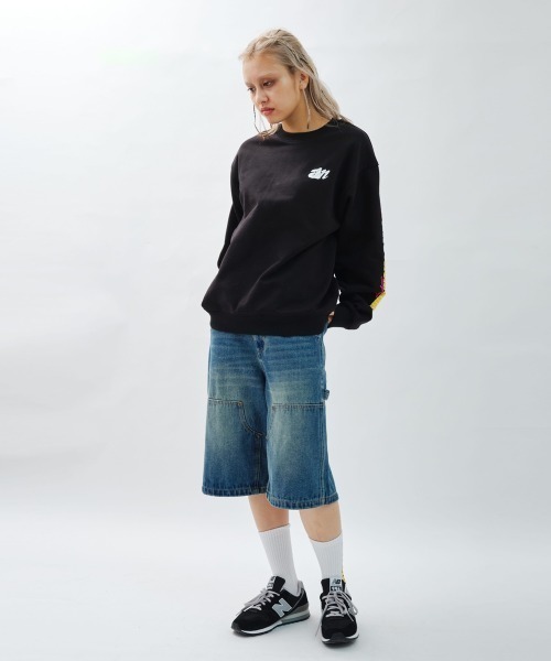 atmos girls トレーナー スウェット pink x MONICHIKI HOUSE