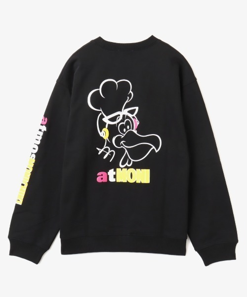 トレーナー スウェット atmos pink x MONICHIKI HOUSE ATMONI CHICKEN SW TOPS / アトモス ピンク atmos girls トレーナー スウェット pink x MONICHIKI HOUSE
