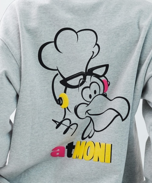 atmos girls トレーナー スウェット pink x MONICHIKI HOUSE