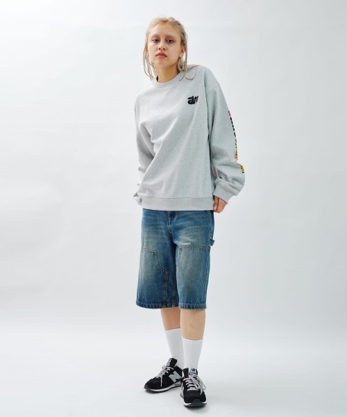 トレーナー スウェット atmos pink x MONICHIKI HOUSE ATMONI CHICKEN SW TOPS / アトモス ピンク atmos girls トレーナー スウェット pink x MONICHIKI HOUSE