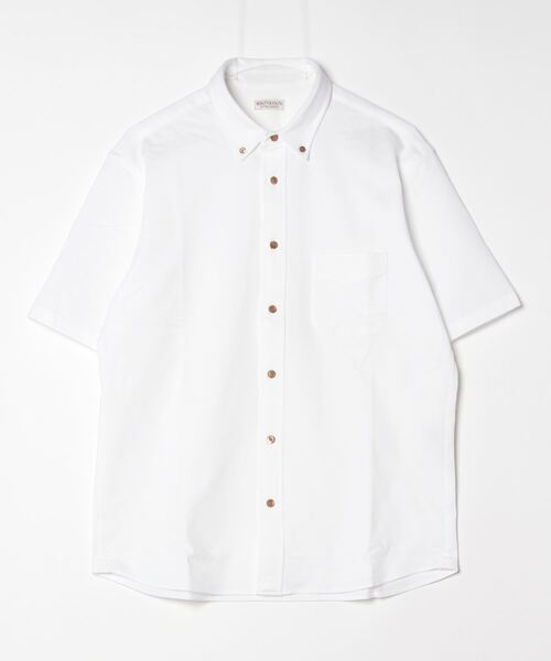 UNITED ARROWS 半袖シャツ ホワイト BEAUTY&YOUTH UNITED ARROWS 「BEAUTY&YOUTH ARROWS」 半袖