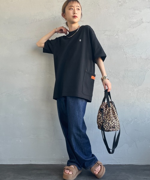 tシャツ 「UNIVERSAL OVERALL/ユニバーサルオーバーオール」 別注 ポンチカバーオールTシャツ レディース メンズ UNIVERSAL OVERALL [ユニバーサルオーバーオール] 別注 ポンチ