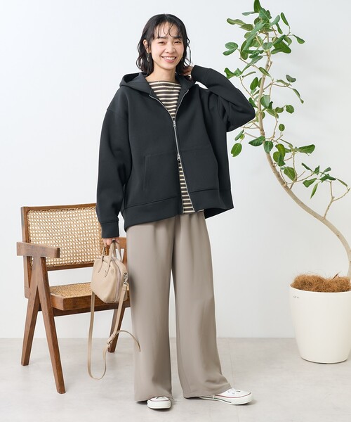 ★ブリーフィング　スウェード　フーディー　レディース　パーカー　黒★ BRIEFING - 【25SS】【レディース】 WOMEN'S 3D LOGO PARKA / 3D