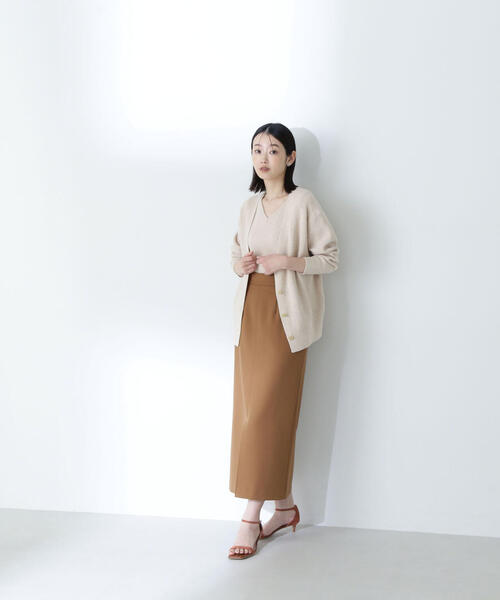 NATURAL BEAUTY BASIC スカート カルゼストレッチシリーズ