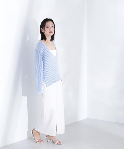 NATURAL BEAUTY BASIC スカート カルゼストレッチシリーズ