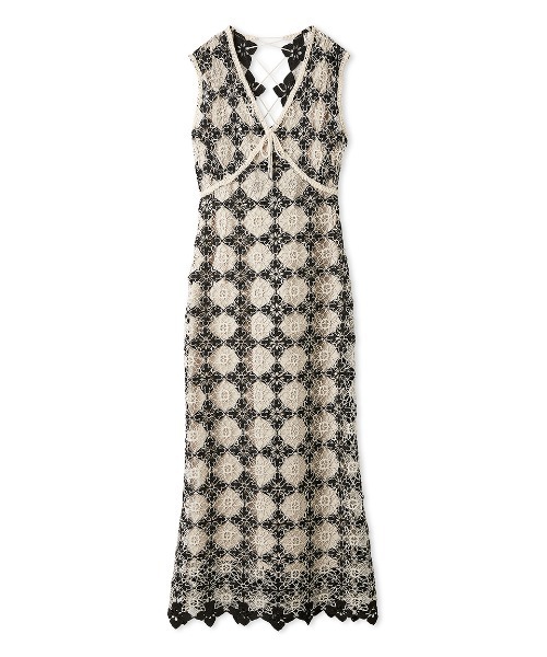 FRAY I.D ワンピース ケミカルコードレースワンピース : ZOZOTOWN  