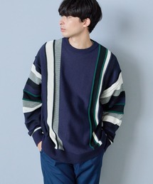 セーター ニット ヴィンテージ柄ニットプルオーバー/287585 メンズ レディース｜ZOZOTOWN Yahoo!店