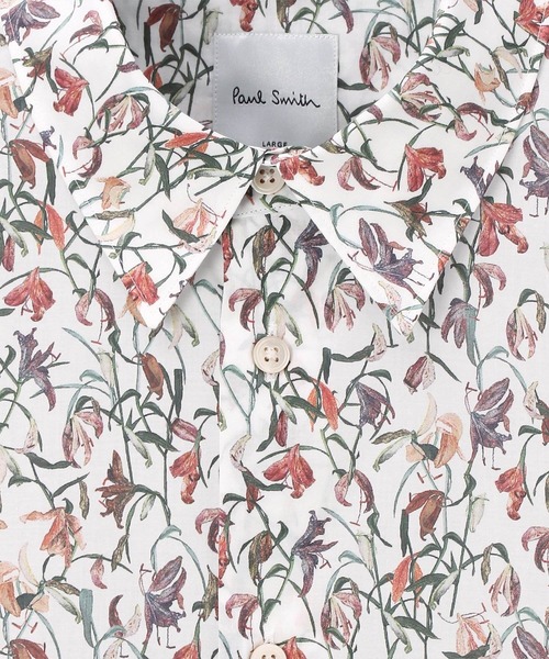 Paul Smith（ポール・スミス） シャツ フェイデッドリリープリント