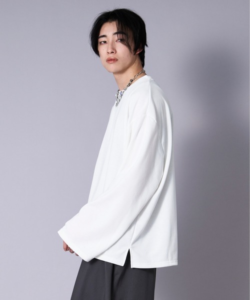 Ellno Loset（エルノロゼット） tシャツ ワイドスリーブオーバーロンT