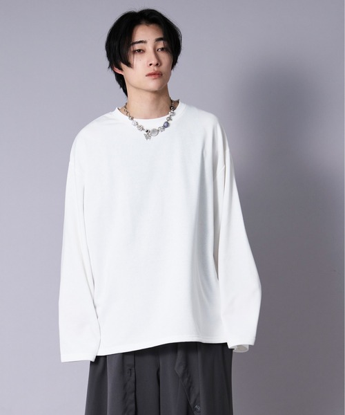 Ellno Loset（エルノロゼット） tシャツ ワイドスリーブオーバーロンT