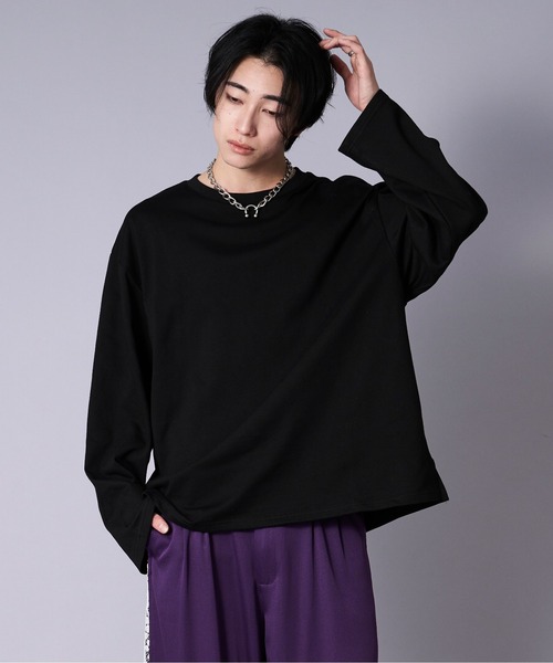 Ellno Loset（エルノロゼット） tシャツ ワイドスリーブオーバーロンT