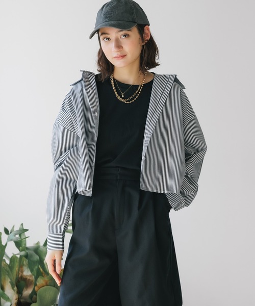 「U.S. POLO ASSN.」 長袖ブラウス X-LARGE ブルー レディース U.S. POLO ASSN. ブラウス シャツ 「U.S. ASSN.」1ポイント刺繍