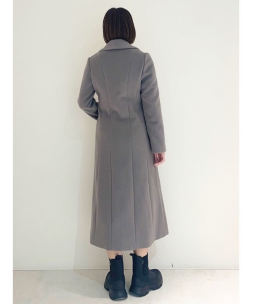 LILY BROWN（リリーブラウン） ノーカラーコート 1 グレー レディース