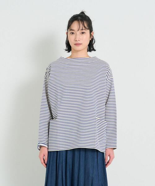 コンジェペイエ　アデュートリステス　バスクシャツ　トップス conges payes ADIEU TRISTESSE tシャツ バスクシャツ レディース
