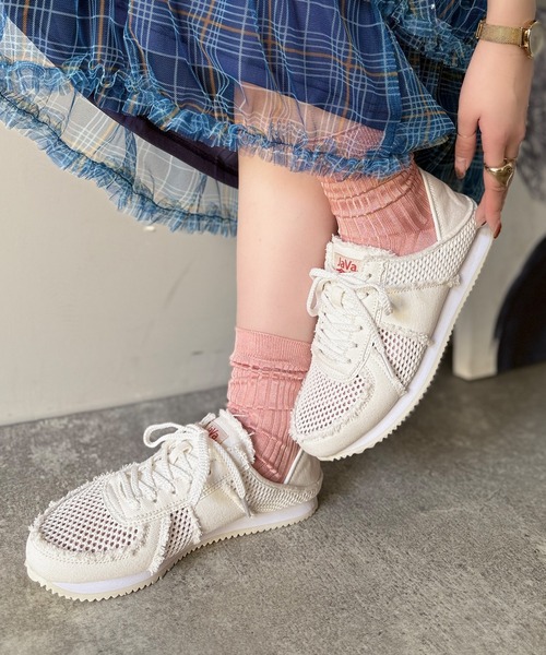 極美品✨NONAME JAVA メッシュ スニーカー 厚底 37 - メルカリ
