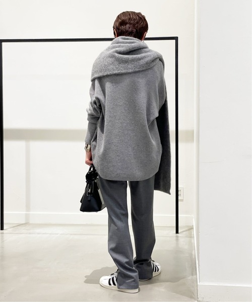 AP STUDIO 「SCENTOF」Vネックニット FREE チャコールグレー