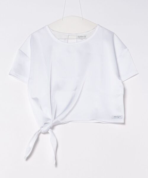 tシャツ 「Hurley/ハーレー」レディースサイドリボンTシャツ　UPF50+　吸汗速乾　SIDE RIBBON SS TEE レディース Hurley tシャツ 「Hurley/ハーレー」レディースサイドリボンT