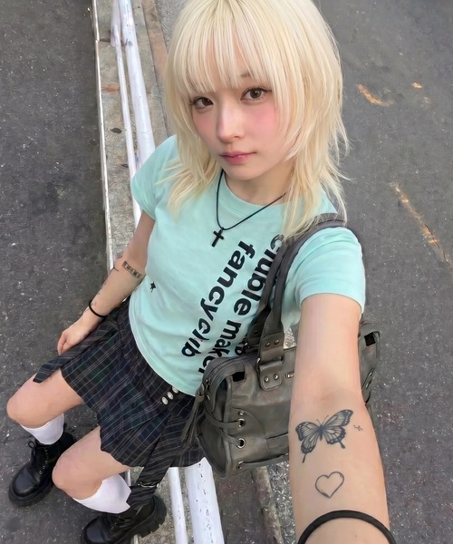 FANCY CLUB（ファンシークラブ） tシャツ 半袖 A'GEM/9 × .kom