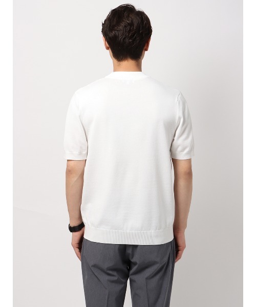 tシャツ 最高ニット クルーネックニット 半袖 ウォッシャブル 無地