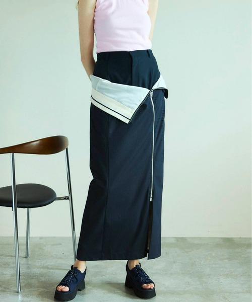 MAISON SPECIAL スカート Turnback High Waist Tight Skirt