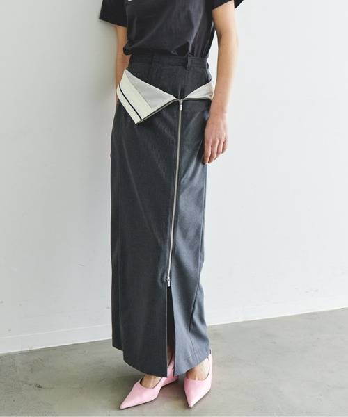 MAISON SPECIAL 黒 タイトスカート タグ付き MAISON SPECIAL スカート Turnback High Waist Tight Skirt