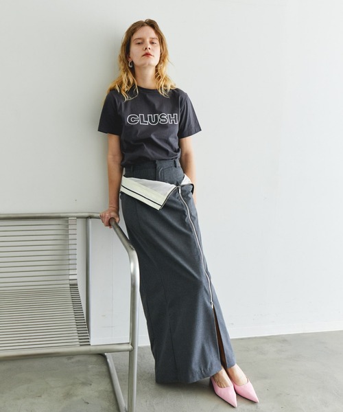 MAISON SPECIAL 黒 タイトスカート タグ付き MAISON SPECIAL スカート Turnback High Waist Tight Skirt