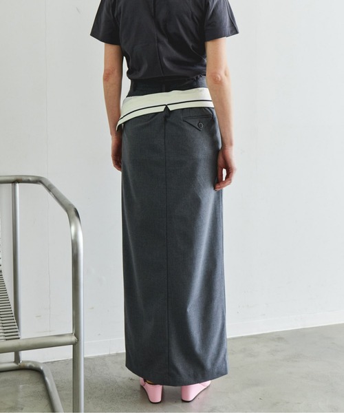 MAISON SPECIAL スカート Turnback High Waist Tight Skirt