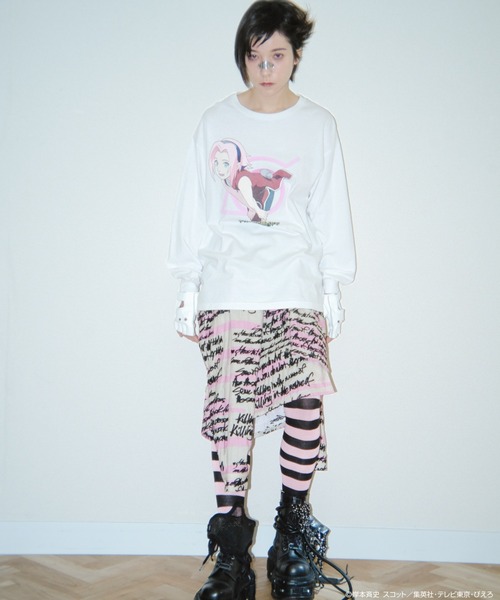 F-LAGSTUF-F（フラグスタフ） tシャツ NARUTO x F-LAGSTUF-F/ナルト