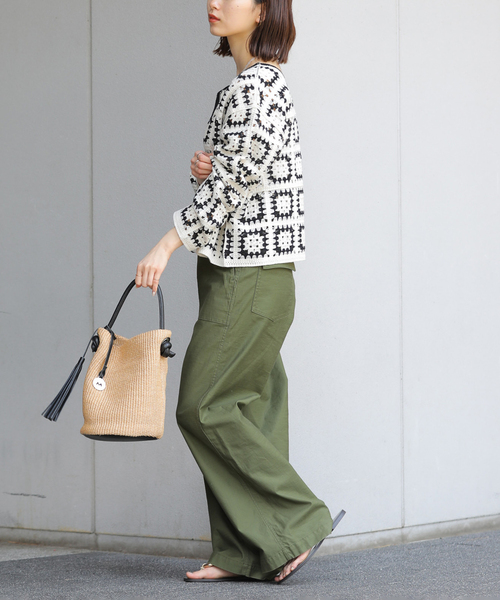 JOURNAL STANDARD relume カーディガン クロシェモチーフクルー