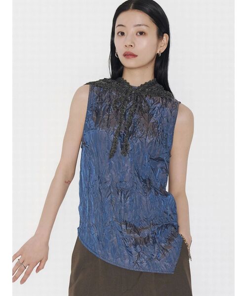 tシャツ 「VEQUM」CRASH WRINKLE TOPS レディース VEQUM tシャツ 「VEQUM」CRASH WRINKLE TOPS レディース