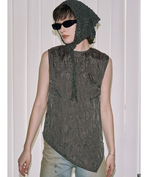 tシャツ 「VEQUM」CRASH WRINKLE TOPS レディース VEQUM tシャツ 「VEQUM」CRASH WRINKLE TOPS レディース